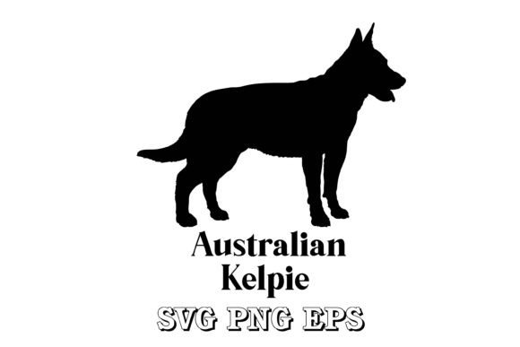 Australian Kelpie Dog Silhouette