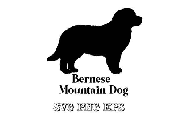 Bernese Mountain Dog Silhouette