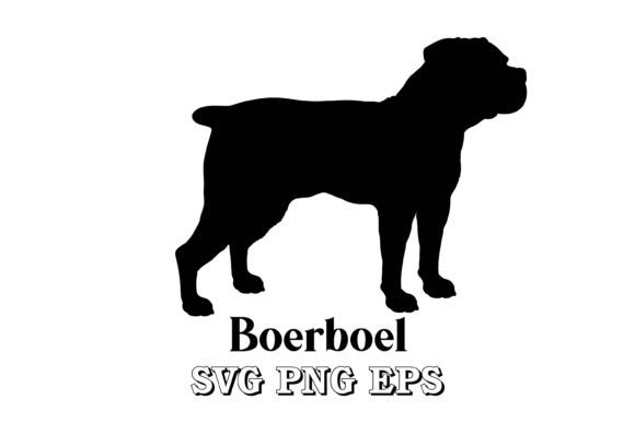 Boerboel Silhouette Dog Breed