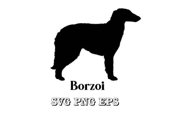 Borzoi Silhouette Dog Breed
