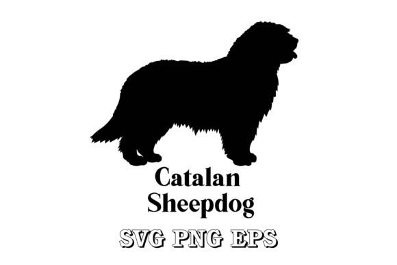 Catalan Sheepdog Silhouette