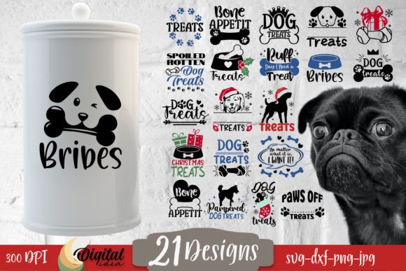 Embroidery Design Review: Dog Jar Treat SVG Bundle