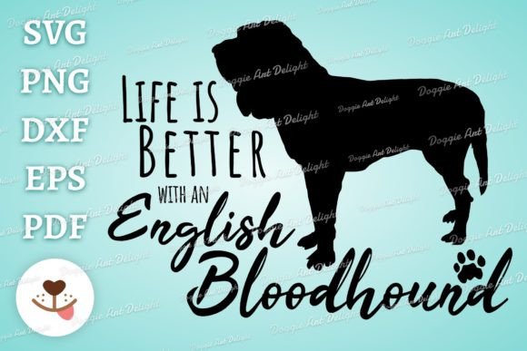 English Bloodhound Dog Lover