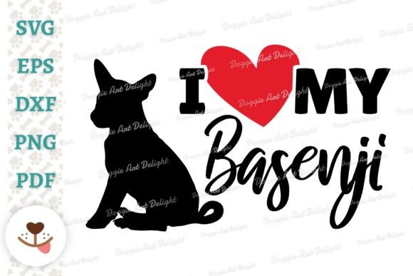I Love My Basenji Dog Lover