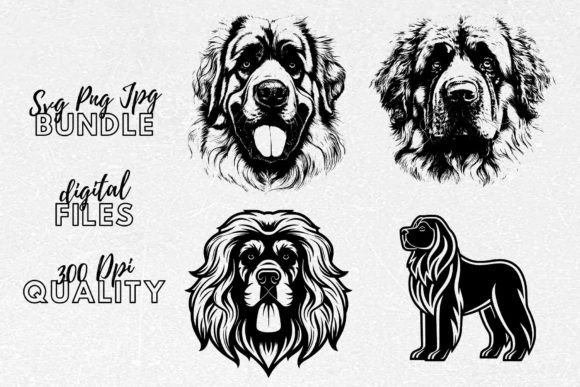 Leonberger SVG - Leonberger Dog Clipart
