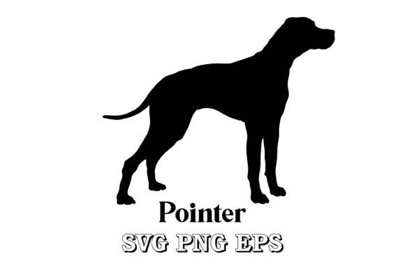 Pointer Dog Silhouette