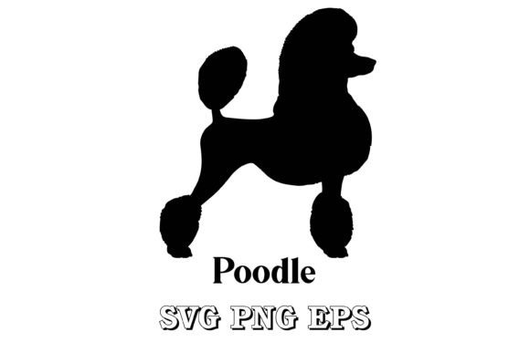 Poodle Dog Silhouette Vector Breeds