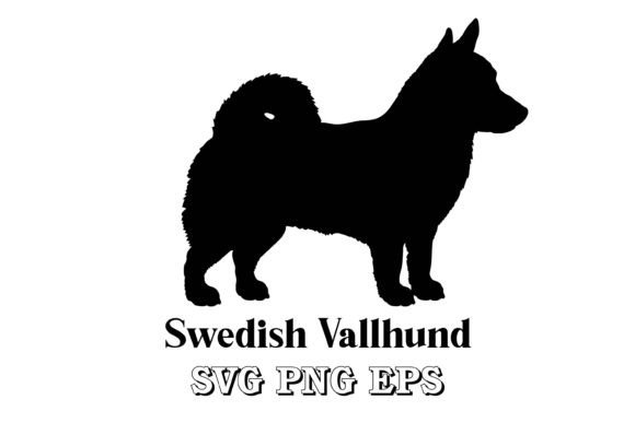 Swedish Vallhund Silhouette Dog